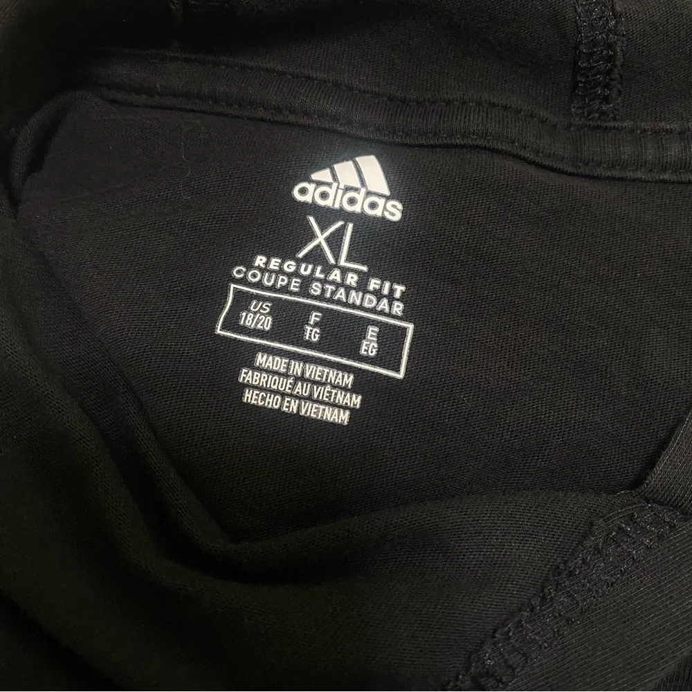 Adidas Exit Game On Hooded Long Sleeve Tee X-L (18/20) Black